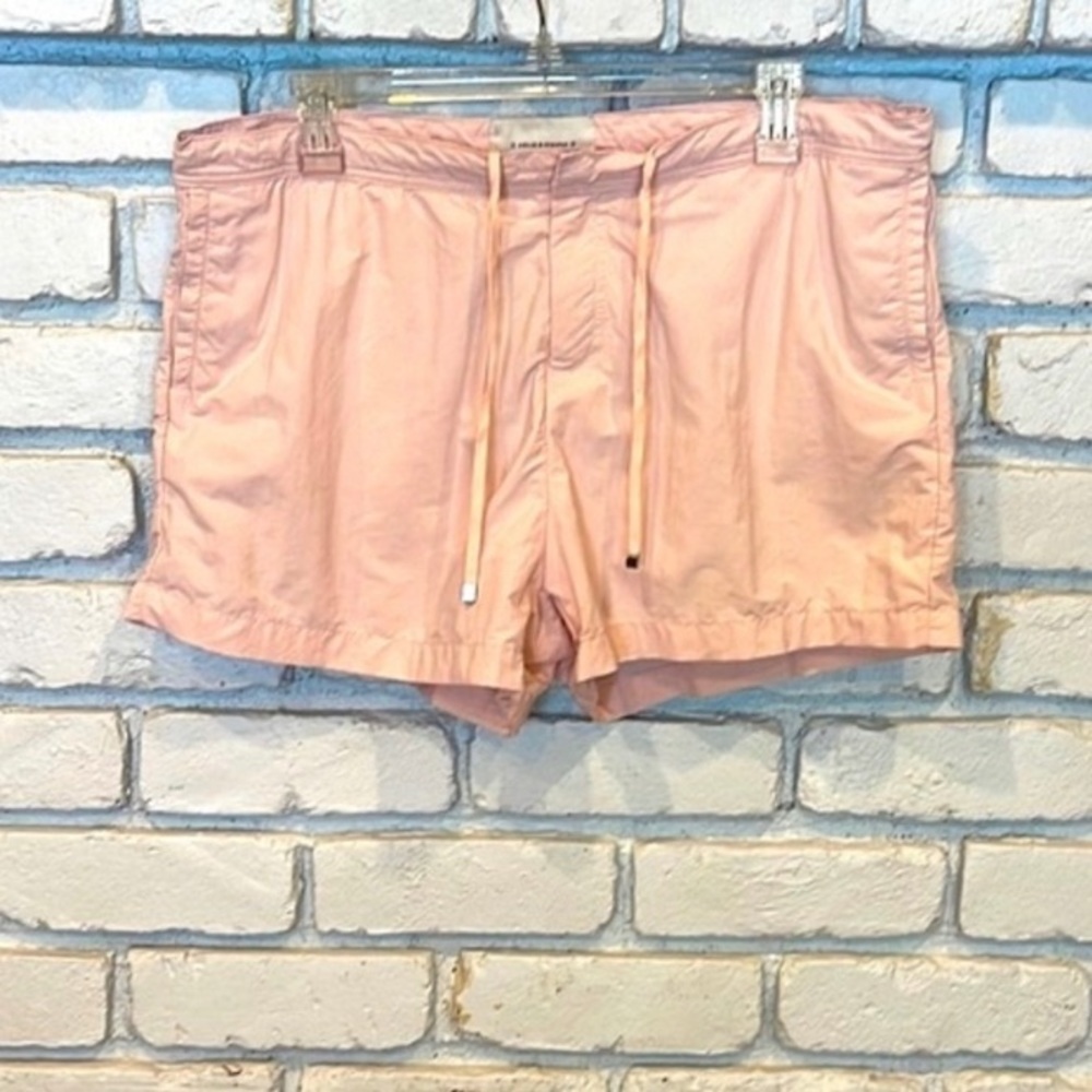 Solid & Striped pink swim trunks size M
